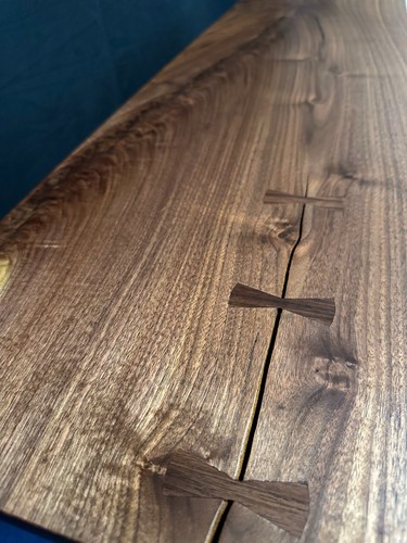 Walnut console tvtable mid - walnut,